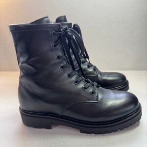 Thursday Boot Company Women's black leather Everyday Lug Sole combat boot size 9